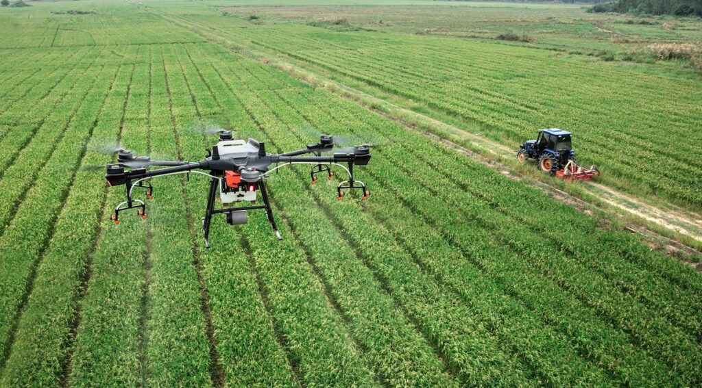 Agricoltura di precisione con drone Dji Agras