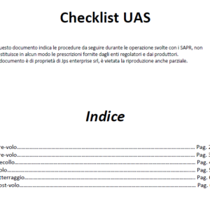 Checklist UAS